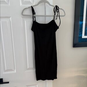 Urban Outfitters Black Mini Dress with Spaghetti Straps
